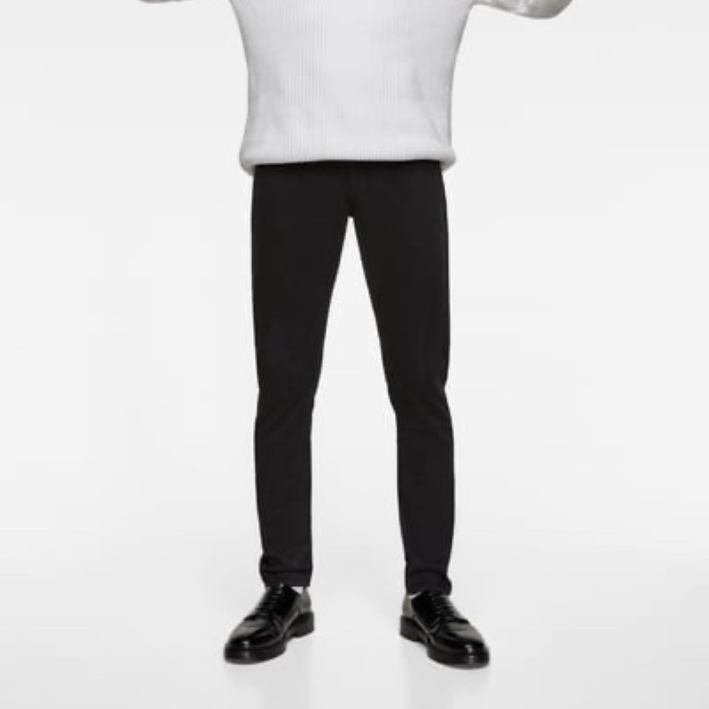 Zara 5 Pocket Pant, Slim Fit, Black, 29